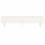 Lit surélevé de jardin blanc 160x30x38 cm bois de pin massif – Image 4
