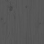 Jardinière gris 62x50x57 cm bois massif de pin – Image 6