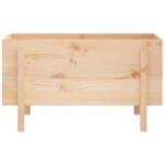 Lit surélevé de jardin 101x50x57 cm bois de pin massif – Image 3