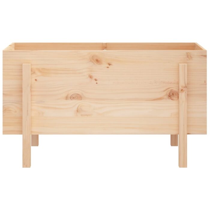 Lit surélevé de jardin 101x50x57 cm bois de pin massif – Image 3