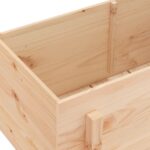 Lit surélevé de jardin 101x50x57 cm bois de pin massif – Image 5
