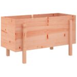 Lit surélevé de jardin 101x50x57 cm bois Douglas massif – Image 4