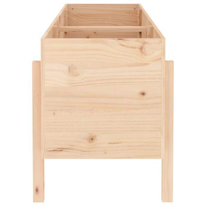 Lit surélevé de jardin 160x50x57 cm bois de pin massif – Image 2