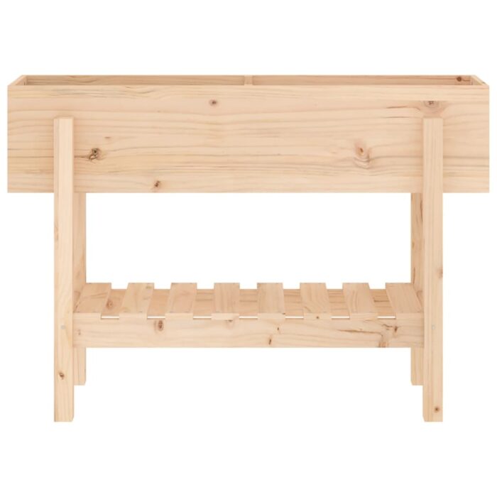 Lit surélevé de jardin 101x30x69 cm bois de pin massif – Image 2