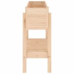 Lit surélevé de jardin 101x30x69 cm bois de pin massif – Image 3