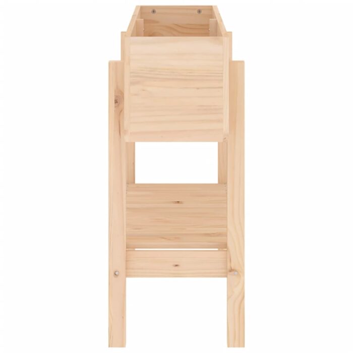 Lit surélevé de jardin 101x30x69 cm bois de pin massif – Image 3