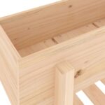 Lit surélevé de jardin 101x30x69 cm bois de pin massif – Image 5