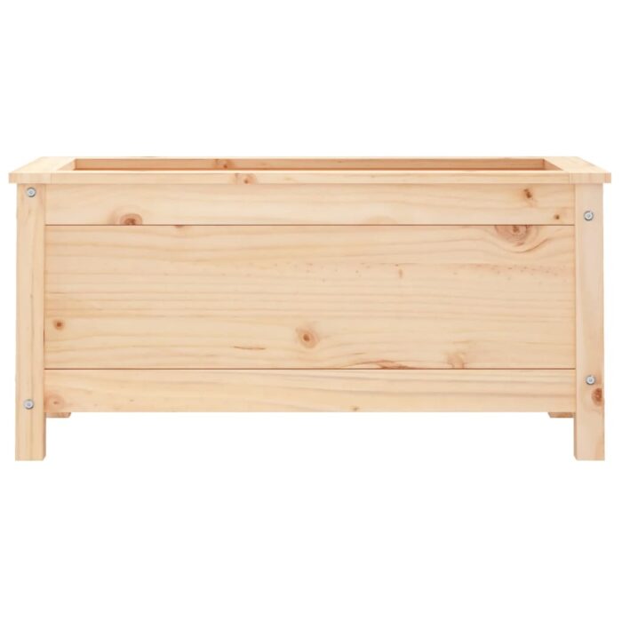 Jardinière 82,5x40x39 cm bois de pin massif – Image 3