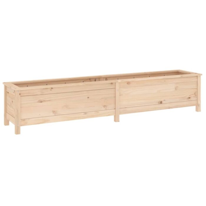 Lit surélevé de jardin 199,5x40x39 cm bois de pin massif – Image 4