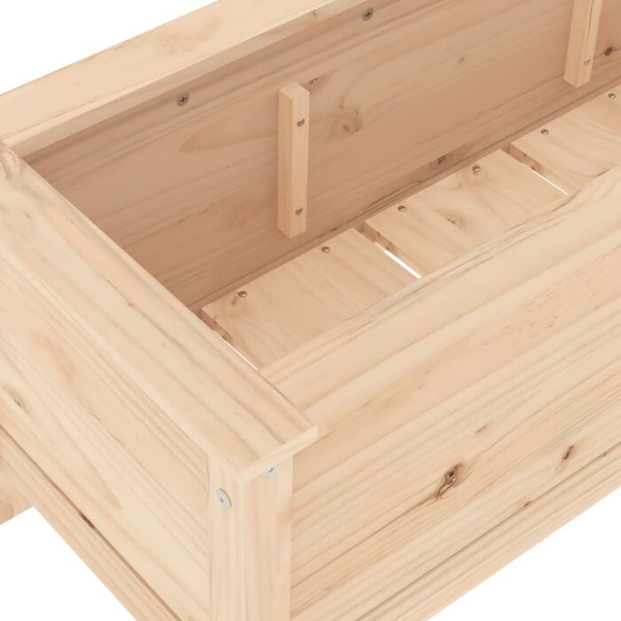 Lit surélevé de jardin 199,5x40x39 cm bois de pin massif – Image 5