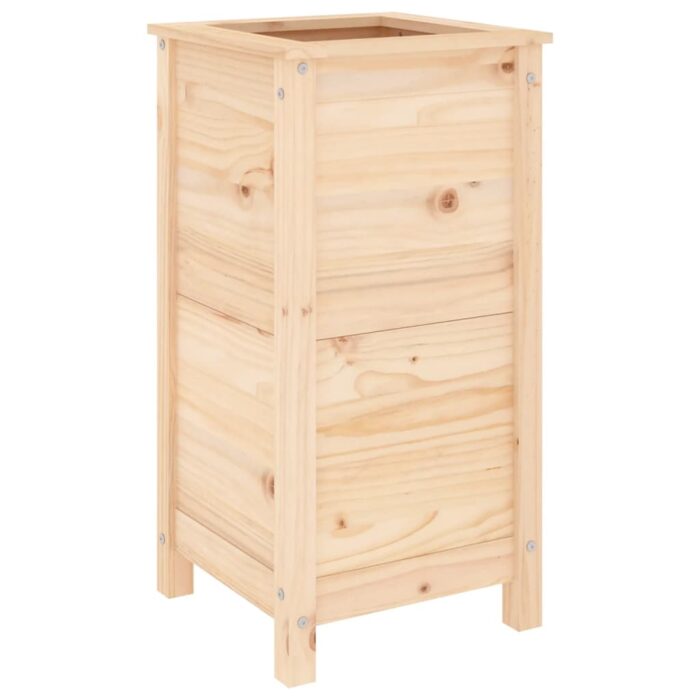 Jardinière 40x40x78 cm bois de pin massif – Image 4