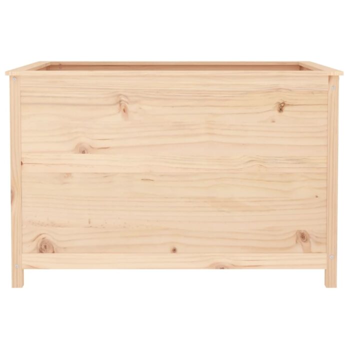 Lit surélevé de jardin 119,5x82,5x78 cm bois de pin massif – Image 3