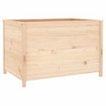 Lit surélevé de jardin 119,5x82,5x78 cm bois de pin massif – Image 4