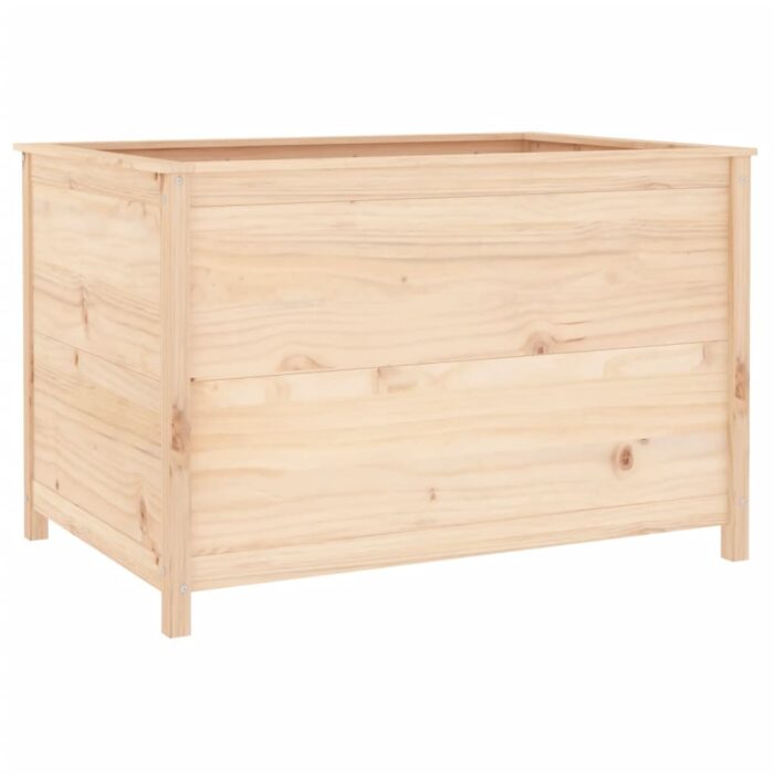 Lit surélevé de jardin 119,5x82,5x78 cm bois de pin massif – Image 4