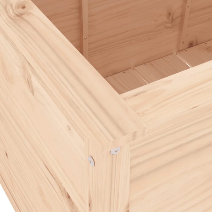 Lit surélevé de jardin 119,5x82,5x78 cm bois de pin massif – Image 5