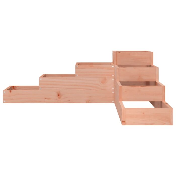 Jardinière 4 niveaux 106x104,5x36 cm bois de douglas massif – Image 2