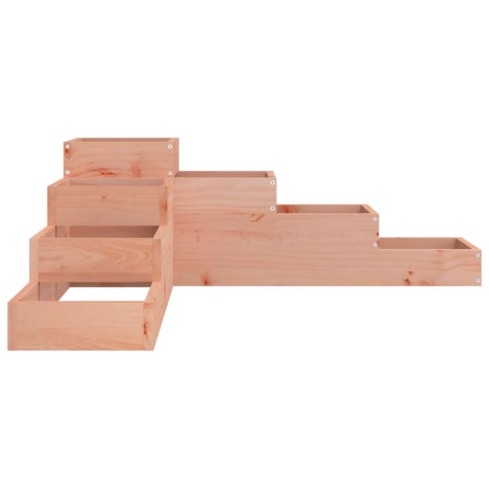 Jardinière 4 niveaux 106x104,5x36 cm bois de douglas massif – Image 3