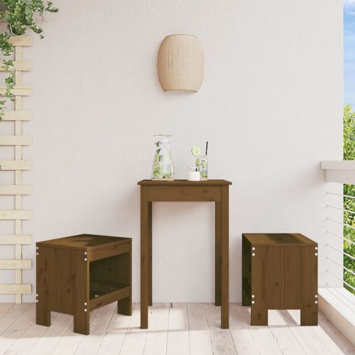 VXL8720845810726_m_en_hd_1.jpg Tabourets de jardin lot de 2 marron miel 40x36x45 cm pin massif – Image 1