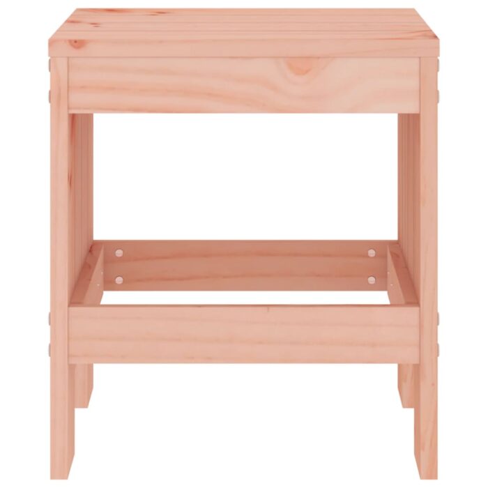 Tabourets de jardin lot de 2 40x36x45 cm bois massif Douglas – Image 2