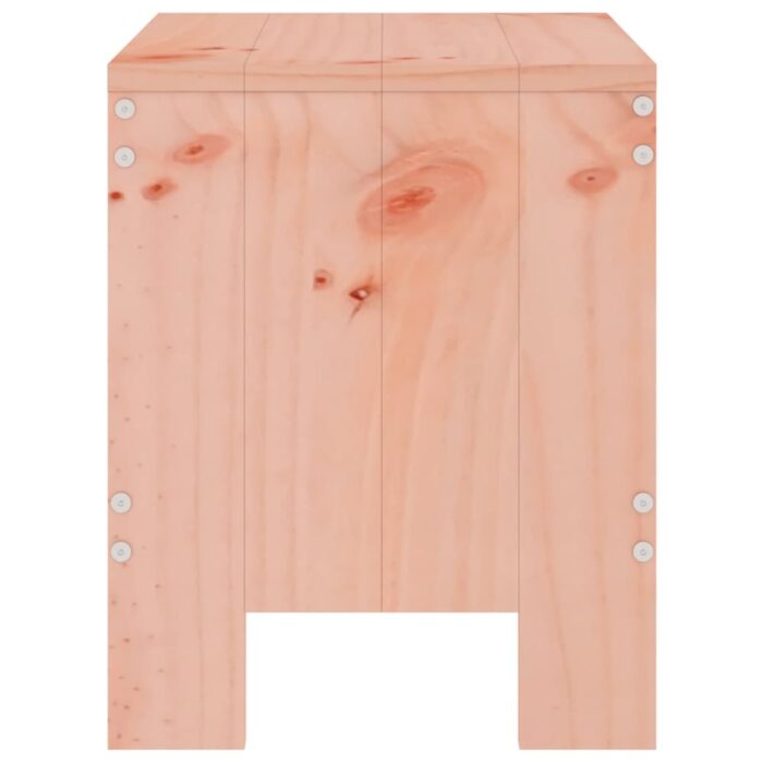 Tabourets de jardin lot de 2 40x36x45 cm bois massif Douglas – Image 3