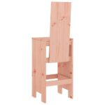 Tabourets de bar lot de 2 40x42x120 cm bois massif douglas – Image 4