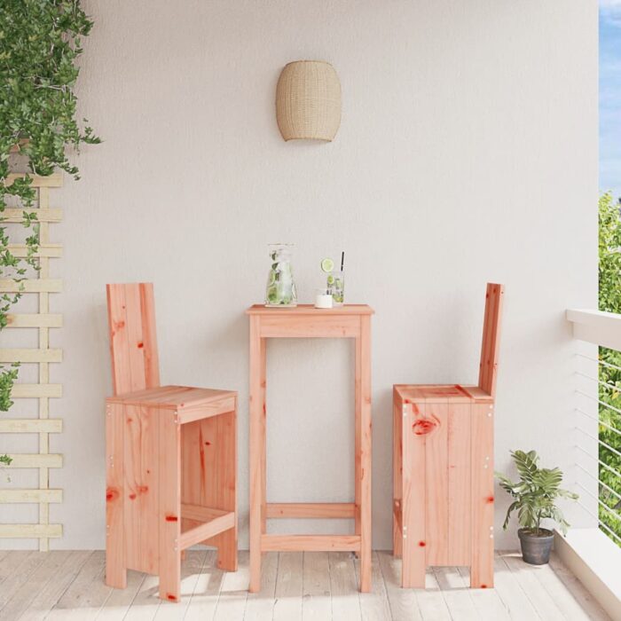 VXL8720845810863_m_en_hd_1.jpg Tabourets de bar lot de 2 40x42x120 cm bois massif douglas – Image 1