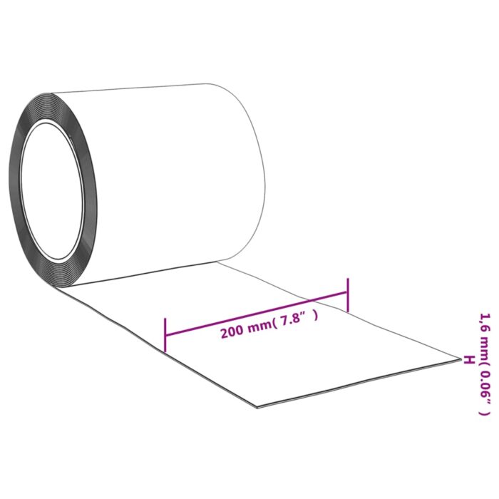 Rideau de porte transparent 200 mmx1,6 mm 10 m PVC – Image 5