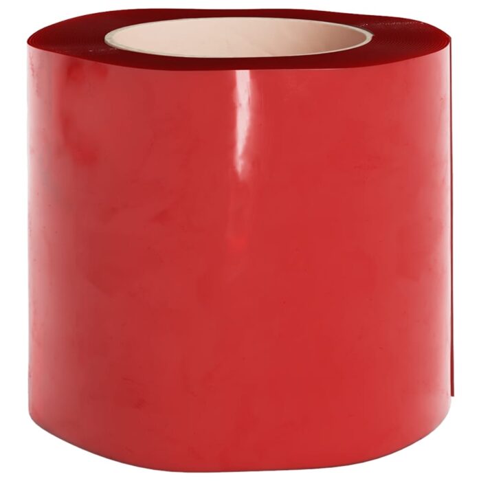 Rideau de porte rouge 200 mmx1,6 mm 25 m PVC – Image 3