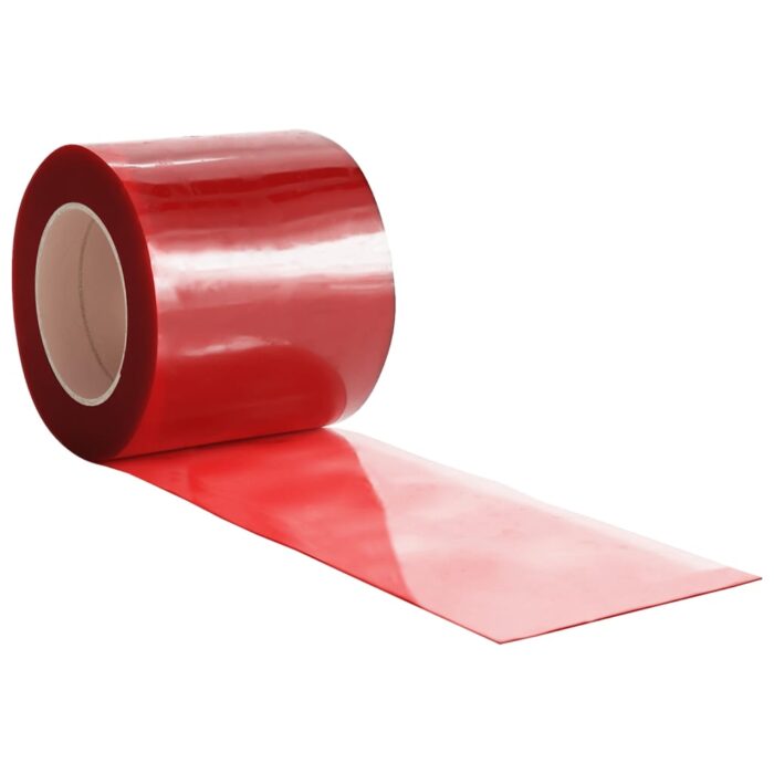 Rideau de porte rouge 200 mmx1,6 mm 50 m PVC – Image 2
