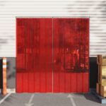Rideau de porte rouge 200 mmx1,6 mm 50 m PVC