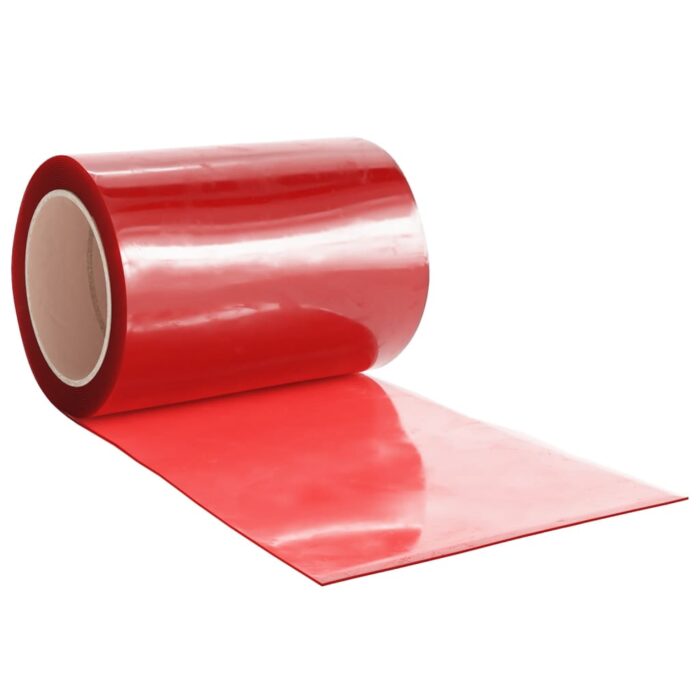 Rideau de porte rouge 300 mmx2,6 mm 10 m PVC – Image 2