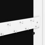 Armoire à bijoux avec miroir murale blanc 30x8,5x67 cm – Image 6