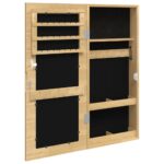 Armoire à bijoux avec miroir murale 30 x 8,5 x 67 cm – Image 3