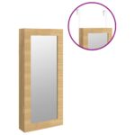 Armoire à bijoux avec miroir murale 30 x 8,5 x 67 cm – Image 7