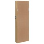 Armoire à bijoux avec miroir murale 30x8,5x90 cm – Image 5