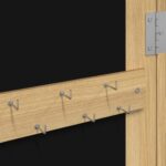 Armoire à bijoux avec miroir murale 37,5x10x106 cm – Image 6