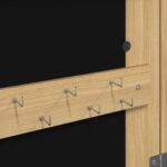 Armoire à bijoux avec miroir murale 37,5x10x90 cm – Image 6