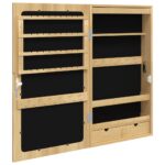 Armoire à bijoux avec miroir et éclairage LED mural – Image 5