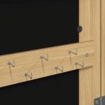 Armoire à bijoux avec miroir et éclairage LED mural – Image 8