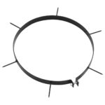 Colliers aérateurs de pelouse 5 pcs avec pointes Ø 30 cm fer – Image 2