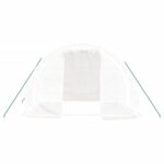Serre avec cadre en acier blanc 6 m² 3x2x2 m – Image 2