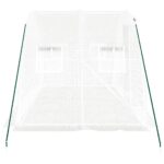 Serre avec cadre en acier blanc 8 m² 4x2x2 m – Image 3