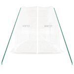 Serre avec cadre en acier blanc 12 m² 6x2x2,85 m – Image 3