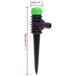Arroseurs rotatifs 6 pcs vert et noir 3x6x19,5 cm ABS et PP – Image 5
