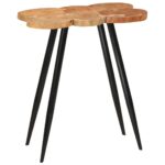 Table de bar en rondins 90x54x105 cm bois d'acacia solide – Image 7