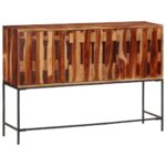 Buffet 110x28x76 cm bois massif d'acacia – Image 10