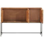Buffet 110x28x76 cm bois massif d'acacia – Image 3