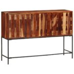 Buffet 110x28x76 cm bois massif d'acacia – Image 8