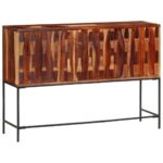 Buffet 110x28x76 cm bois massif d'acacia – Image 9