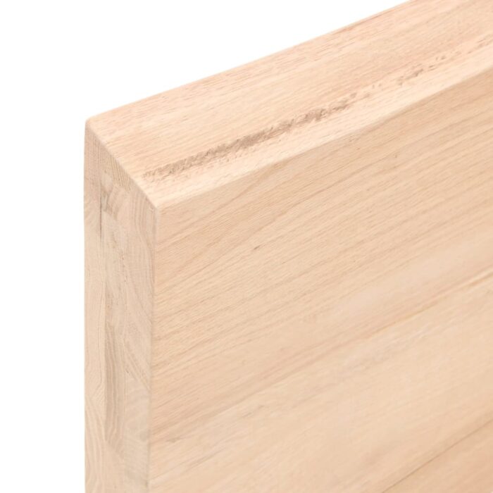 Étagère murale 40x30x(2-6) cm bois de chêne massif non traité – Image 2